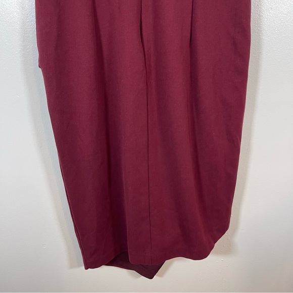 Blaque Label Burgundy Mini Dress - Picture 12 of 13